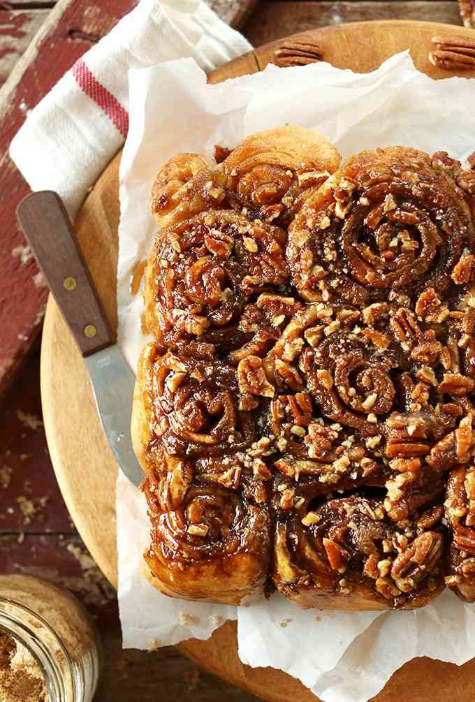 Sticky bun recipes for Easter: Vegan Sticky Buns, aka the easiest sticky buns in the world! | Minimalist Baker