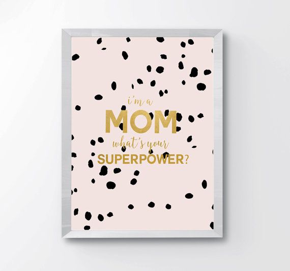 Adorable Mother's Day print from Little Lief Creative -- and so true. 