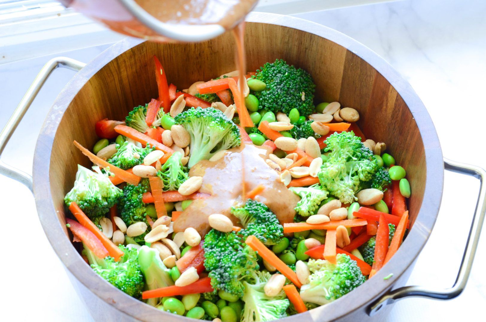 Immunity-boosting foods: One way to eat broccoli raw is to add it to an awesome salad, like this Thai Broccoli Salad at My Modern Cookery.