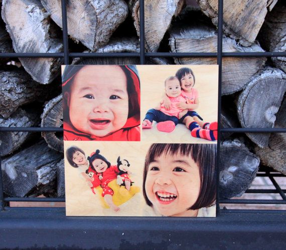 Instagram photo gifts for Mother's Day: Custom Wood Prints from Time Capsule Studio