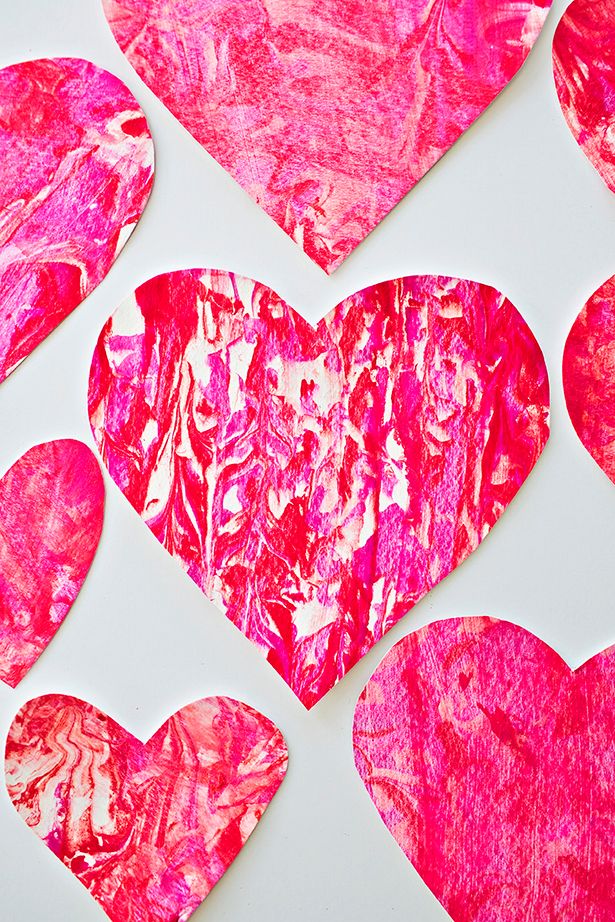 Easy Valentine's Day crafts for kids: Love this Valentine Shaving Cream Heart Art at Hello, Wonderful. Sure to be a hit!