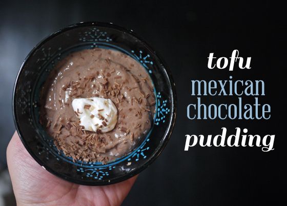 Homemade pudding recipe: No-cook vegan Mexican Chocolate Pudding at One Hungry Mama
