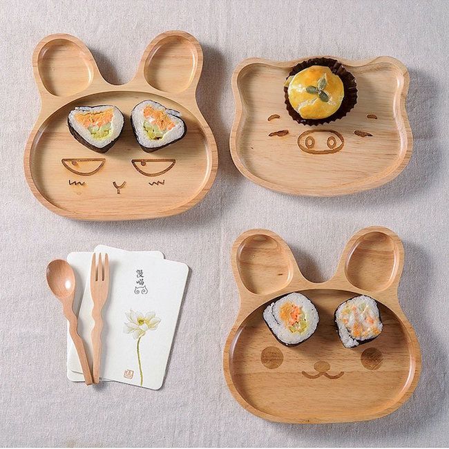 Adorable wooden animal plates at Fancy. 