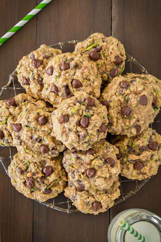 Dessert recipes with vegetables: Zucchini Chocolate Chip Cookies | Cooking Classy