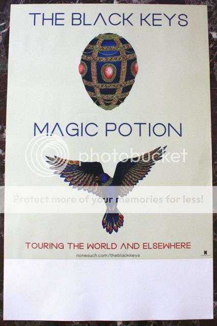 THE BLACK KEYS magic potion Promotional POSTER  